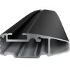 Thule kompletan krovni nosač (par šipki+komplet glava+spojnice) sa crnom aluminijskom šipkom WingBar za integrirane uzdužne nosače (7106/753)