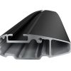Komplet Thule krovni nosači sa crnom aluminijskom šipkom (par šipki sa glavama+spojnice) WingBar Edge za fiksne točke ili integrirane uzdužne (9591B-9596B)