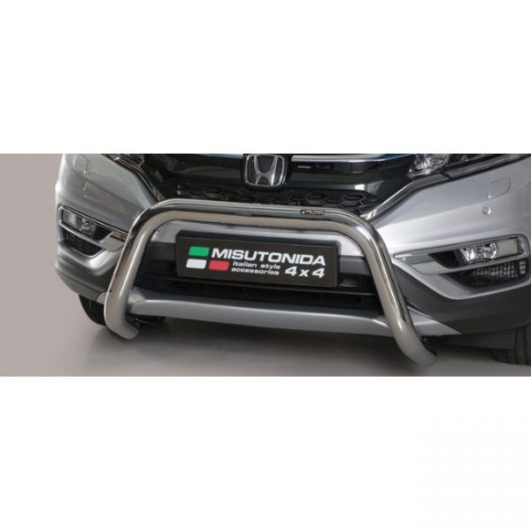 Misutonida Bull Bar Ø76mm inox srebrni za Honda CR-V 2016-2018 s EU certifikatom