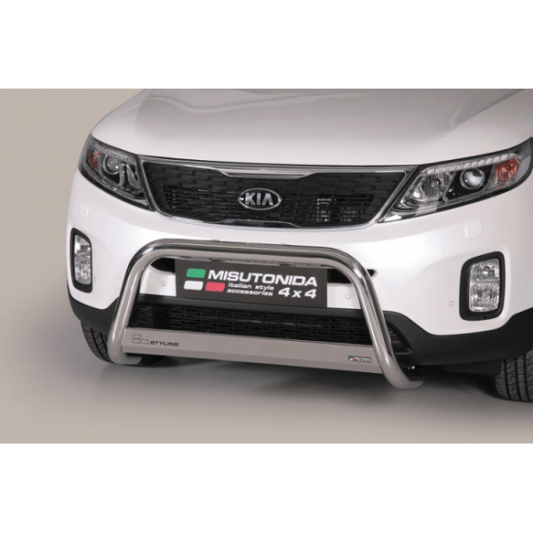 Misutonida Bull Bar Ø63mm inox srebrni za Kia Sorento 2012-2015 s EU certifikatom