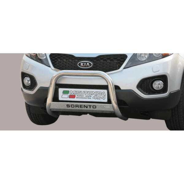 Misutonida Bull Bar Ø63mm inox srebrni za Kia Sorento 2009-2012 s EU certifikatom