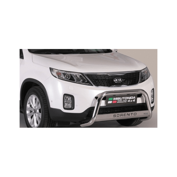 Misutonida Bull Bar Ø63mm inox srebrni za Kia Sorento 2012-2015 s EU certifikatom