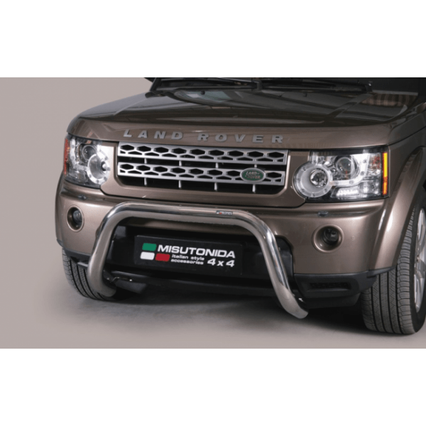 Misutonida Bull Bar Ø76mm inox srebrni za Land Rover Discovery 4 2012 s EU certifikatom