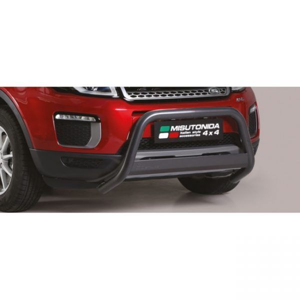 Misutonida Bull Bar Ø63mm inox crni za Range Rover Evoque 2016+ s EU certifikatom