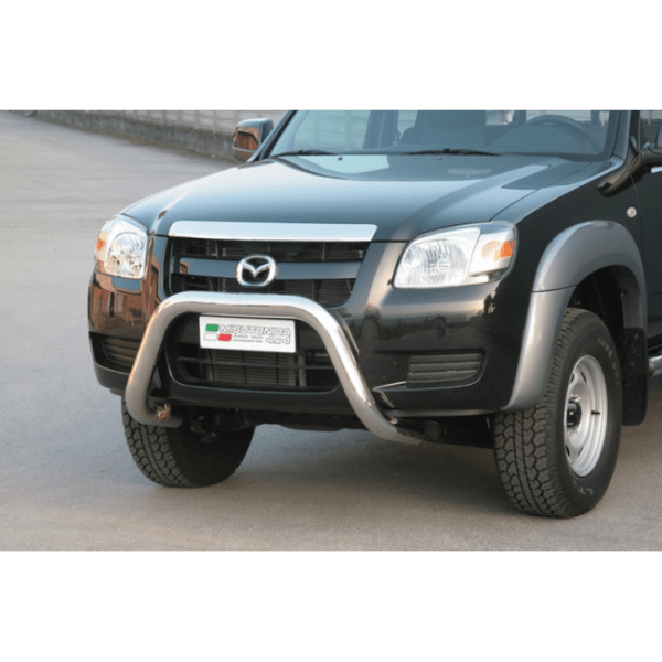 Misutonida Bull Bar Ø76mm inox srebrni za Mazda BT 50 2007-2009 s EU certifikatom