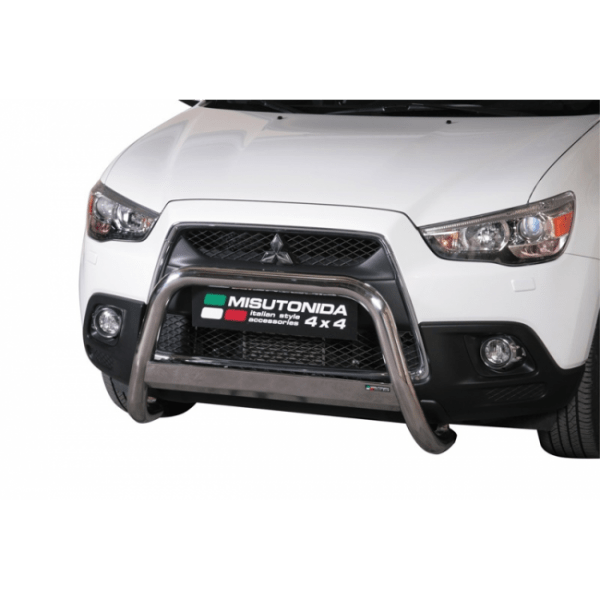 Misutonida Bull Bar Ø63mm inox srebrni za Mitsubishi ASX 2010-2011 s EU certifikatom