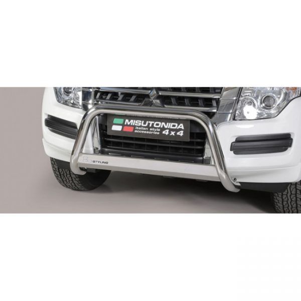 Misutonida Bull Bar Ø63mm inox srebrni za Mitsubishi Eclipse Cross 2018 s EU certifikatom