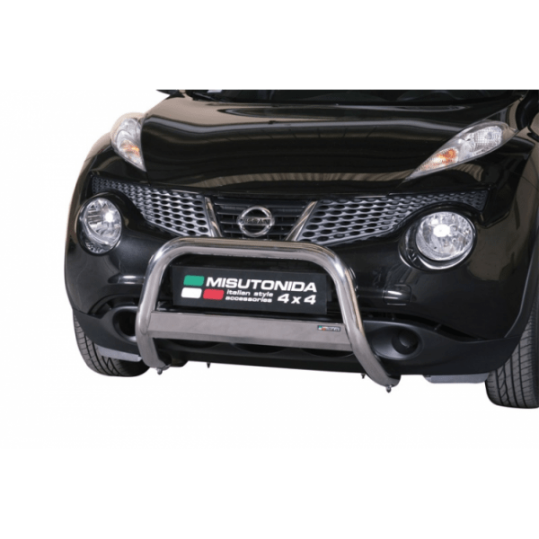 Misutonida Bull Bar Ø63mm inox srebrni za Nissan Juke 2010 - 2019 s EU certifikatom