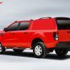 Carryboy tvrdi pokrov/hardtop/canopy u srebrnoj boji za pickup Mazda BT50 double cab 2006+ bez bočnih prozora