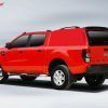 Carryboy tvrdi pokrov/hardtop/canopy neobojani bijeli za pickup Ford Ranger single cab 2012+ bez bočnih prozora