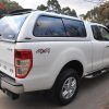 Carryboy tvrdi pokrov/hardtop/canopy neobojani bijeli za pickup Ford Ranger single cab 2012+ sa bočnim prozorima