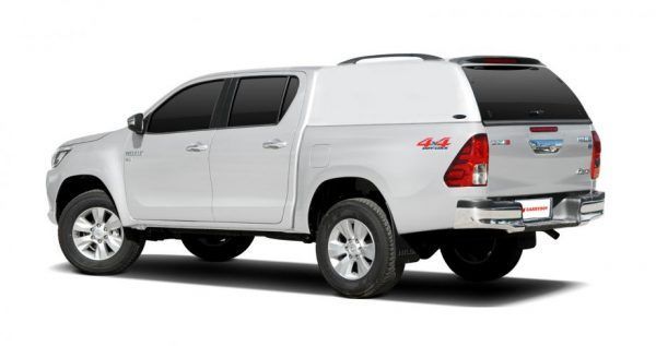 Carryboy tvrdi pokrov/hardtop/canopy neobojani bijeli za pickup Toyota Hilux double cab 2015+ bez bočnih prozora