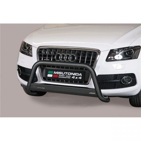 Misutonida Bull Bar Ø63mm inox crni za Audi Q5 2008-2015 s EU certifikato