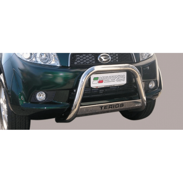 Misutonida Bull Bar Ø63mm inox srebrni za Daihatsu Terios Overfender 2006-2009 s EU certifikatom