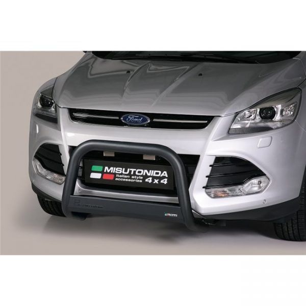 Misutonida Bull Bar Ø63mm inox crni za Ford Kuga 2013-2016 s EU certifikatom