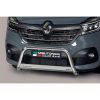 Misutonida Bull Bar Ø63mm inox srebrni za Renault Trafic L1, L2 2014-2018 i L1, L2 2019 s EU certifikatom