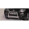 Misutonida Bull Bar Ø63mm inox srebrni za Suzuki Grand Vitara 3 i 5 vrata 2009-2013+ s EU certifikatom