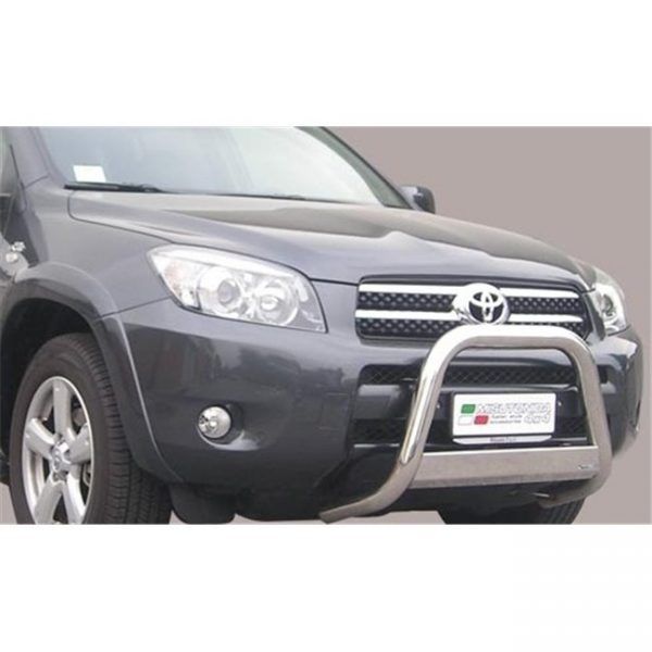 Misutonida Bull Bar Ø63mm inox srebrni za Toyota Rav 4 2006-2009 s EU certifikatom