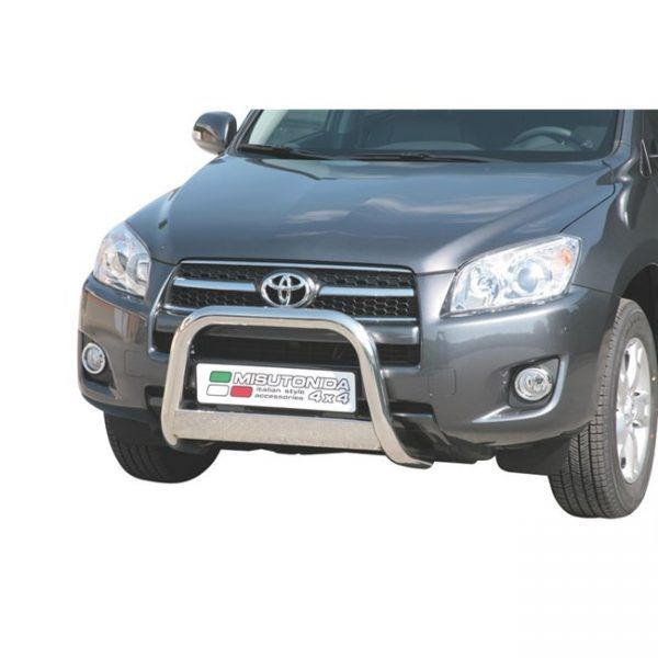 Misutonida Bull Bar Ø63mm inox srebrni za Toyota Rav 4 2009-2010 s EU certifikatom