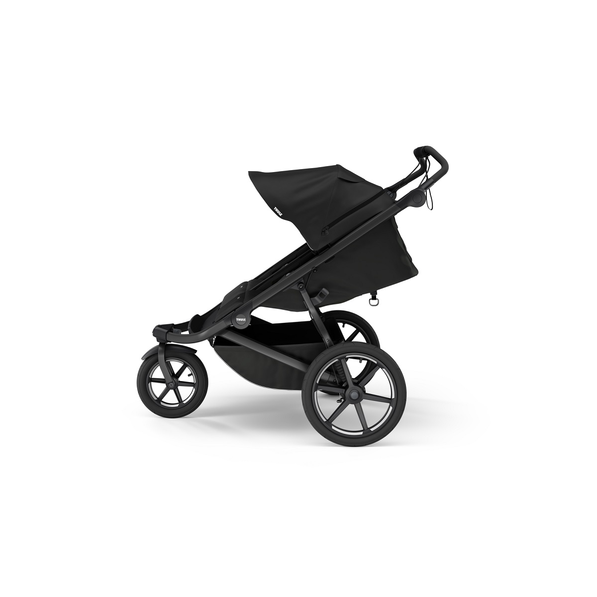 Thule Urban Glide 3 Double crna dječja kolica za dva djeteta