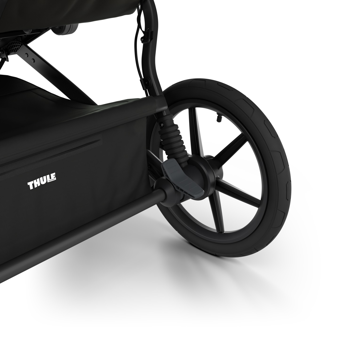 Thule Urban Glide 3 Double crna dječja kolica za dva djeteta