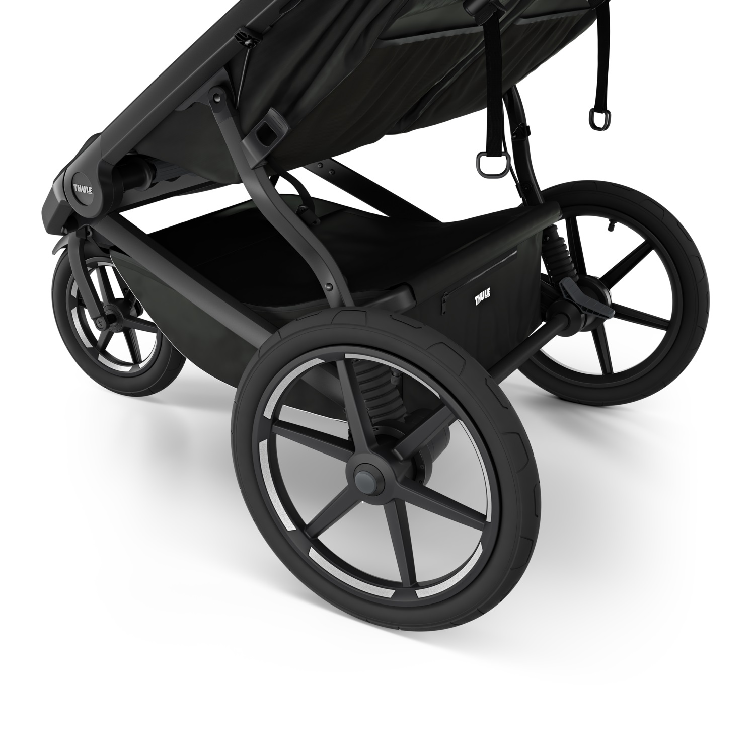 Thule Urban Glide 3 Double crna dječja kolica za dva djeteta