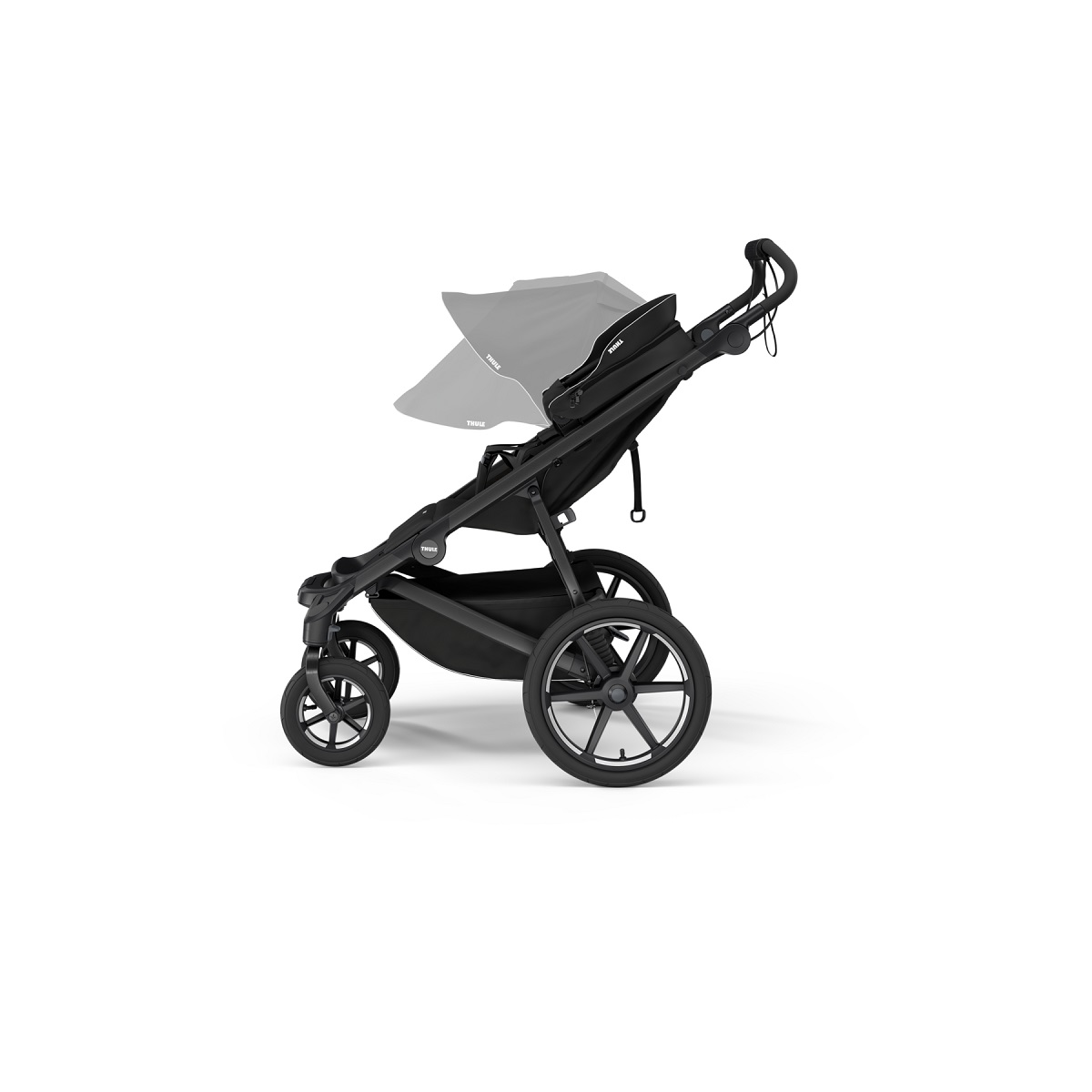 Thule Urban Glide (4 kotača) univerzalna kolica za sve terene crne boje