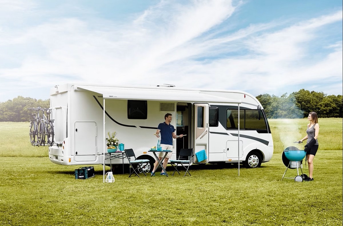 Thule Omnistor Tenda 5200 - 3x2,5m, kućište antracit, tkanina mystic-grey