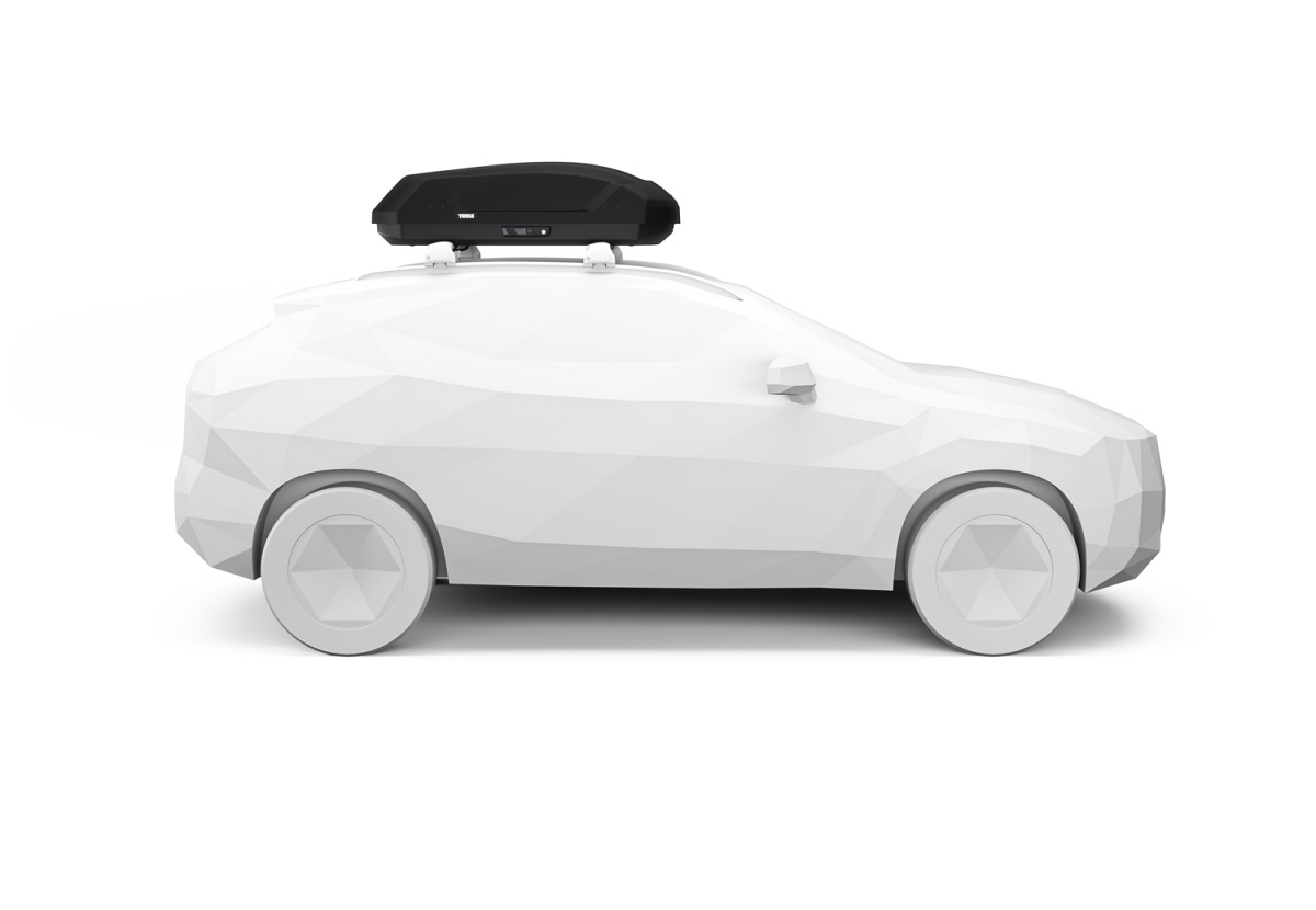 Thule Force 3 S (100) crna mat krovna kutija